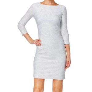 Calvin Klein Glitter Striped Sheath Dress